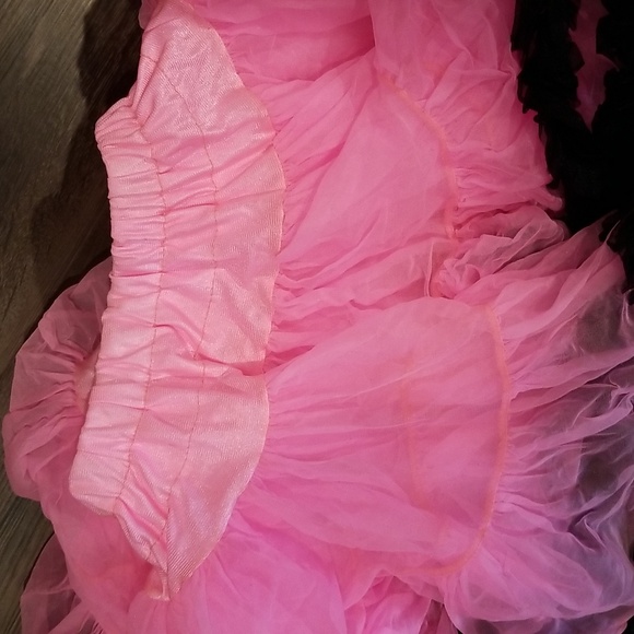 Sam's petticoat, pettiskirt, tutu, crinoline child sz med, pink and black - Picture 3 of 7